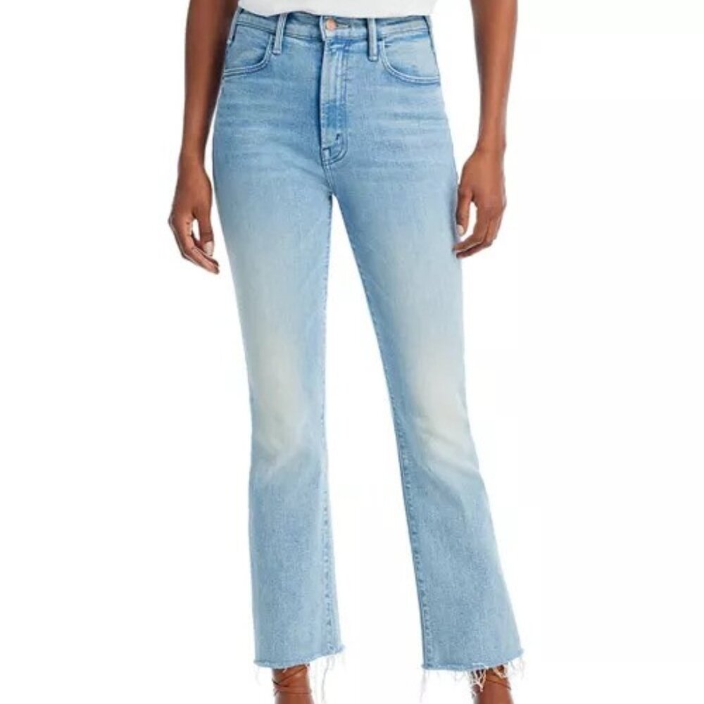 MOTHER Light Blue Flare Jeans